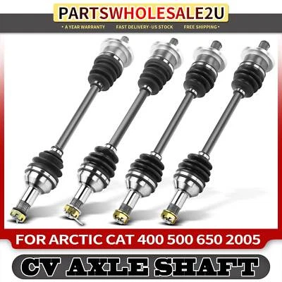 Conjunto de eje CV delantero y trasero 4 piezas para Arctic Cat 400 4x4 automático 500 650 2005 Foto 1 de 4
