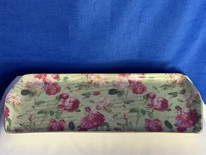 Royal Danube porcellana vittoriana rosa floreale snack vanità piatto vassoio vintage - Foto 1 di 7