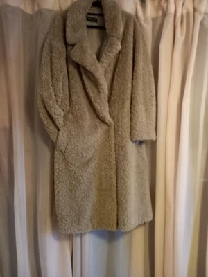 M&S Collection  woman's Faux Fur Full Length Coat - Image 1 of 2