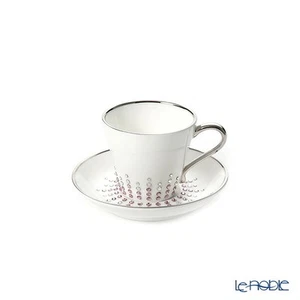 Tazza e piattino da espresso SWAROVSKI Prauna Jewelry Element Tiara Ametista - Foto 1 di 6