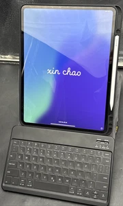 USED Apple iPad Pro 13" M4 Wi-Fi+5G, 256GB, Space Black, w/Keyboard & Pencil Pro - Picture 1 of 12