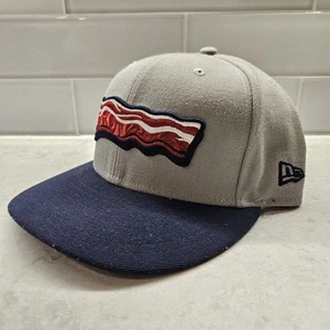 Lehigh Valley Iron Pigs Alternate BACON Hat New Era 7 1/2 MiLB Cap Phillies - Picture 1 of 4