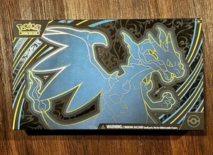 Pokemon Mega Charizard X UPC Collezione Ultra Premium Tappetino da Gioco VUOTO Sleeves Deck - Foto 1 di 2