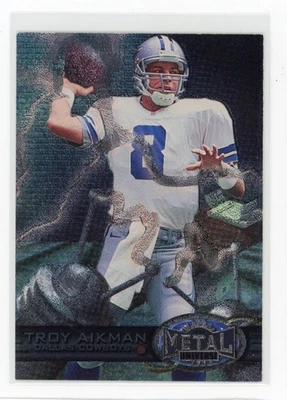 1997 Metal Universe #11 Troy Aikman - Image 1 of 2