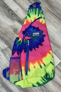 Silverwood Theme Park Boulder Beach Tye Dye Sling Rucksack - Bild 1 von 4