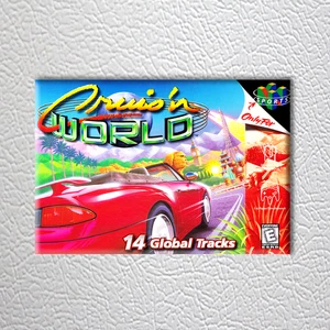 N64 - Cruis'n World (NUEVO IMÁN NEVERA ARTE CAJA ALTA CALIDAD) - Imagen 1 de 2