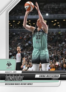 2025 Panini Instant WNBA #201 Emma Meesseman New York Liberty PRESALE - Picture 1 of 2