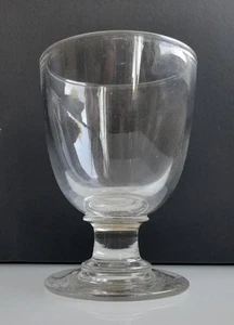 Lead Crystal Antique Georgian Early Victorian Rummer Glass - Picture 1 of 9