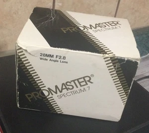 Promaster Spectrum 7 Wide Angle Lens 28MM F2.8 - Picture 1 of 12