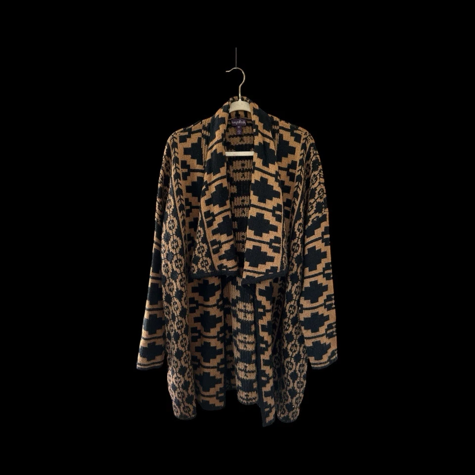 Длинный высокий кардиган Sally свитер женщин средний открытый спереди драпировки повседневный Southwest - Изображение 1 из 4