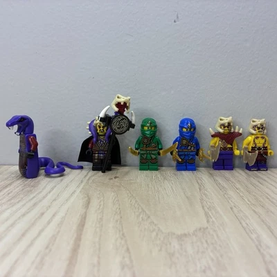 Lego Enter the Serpent 70749 Complete Set Of Minifigures Jungle Lloyd Kapau’rai - Image 1 of 4