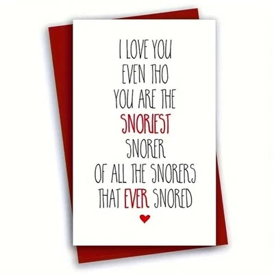 Valentine's Day or Anniversary Funny Card - 8" x 5" - Image 1 of 4