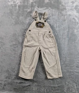 Vintage Round House Overalls 3T Toddler Camo Mossy Oak USA Made Denim Boy Outfit - Picture 1 of 13