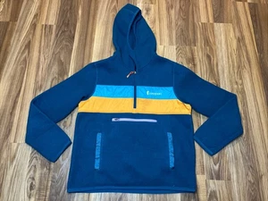 Cotopaxi Women's Teca Fleece Hooded Half-Zip Jacket Retro Pocket Size M Blue - Picture 1 of 9