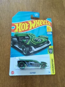 NUOVO 2023 Hot Wheels Verde Clip Rod Fermasoldi Funzione Speciale Experimotors 5/5 - Foto 1 di 3