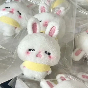 Rabbit Plush Toy Keychain Bunny Soft Stuffed Doll Pendant Key Ring Bag Decor - Picture 1 of 6