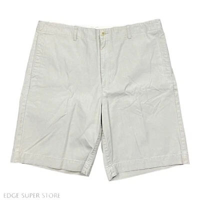 Pantalones Cortos Chinos Banana Republic Beige Claro Caqui Tostado Algodón Entrepierna Talla 38 Foto 1 de 4