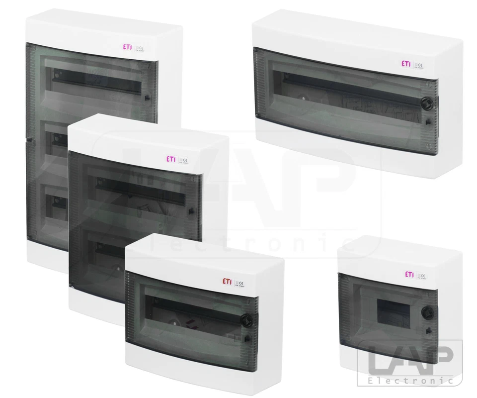 ETI Kleinverteiler IP40 Aufputz Unterverteilung Sicherungskasten Verteilerkasten - Bild 1 von 1
