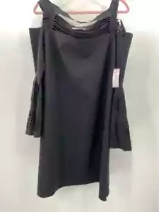 La Petite Robe Chiara Boni Black Size 50 Knee Length Long Sleeve Dress - Picture 1 of 3