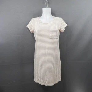 Joie Womens Dress XS Tan Stripe Minimalist Preppy Nautical Norm Casual Basic - Picture 1 of 10
