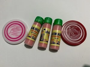 Carrom Board design Striker 2 Pcs & Boric Dancing Powder 3 Pcs NO1 Quality INDIA - Picture 1 of 5