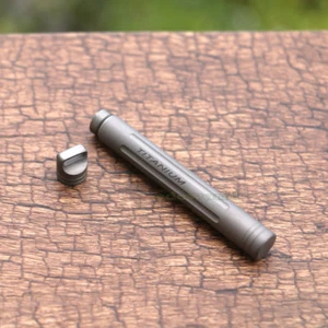 EDC Titanium Portable Outdoor Multi Tool Waterproof Pill Capsula Case Box YQT-2T - Picture 1 of 7