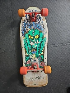 VTG Santa Cruz Gregor Rankine Skateboard Deck With Alva Street Bombs Wheels - Picture 1 of 21