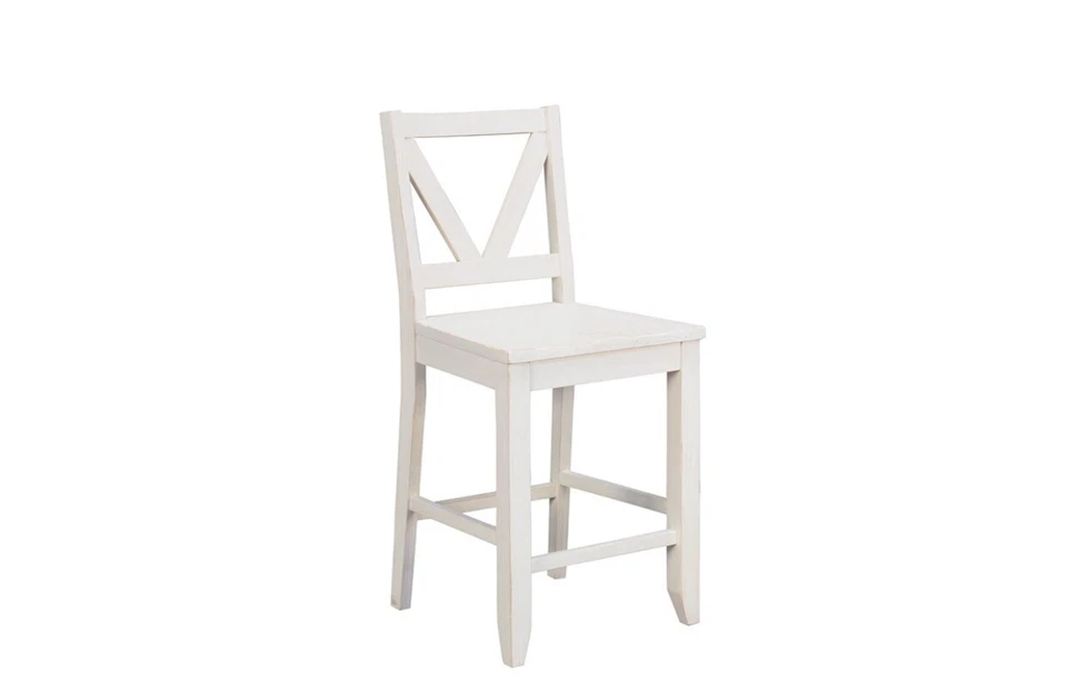 NUEVO TABURETE DE COMEDOR A-AMERICA ABERDEEN BLANCO ALTURA MOSTRADOR Venta al por menor: $145 Foto 1 de 4