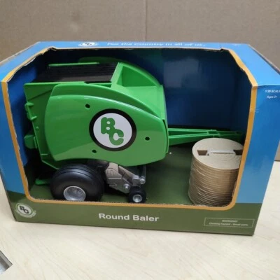 BIG COUNTRY TOYS 1/20 Scale #490 Round Baler w/Bale NIB - Image 1 of 4