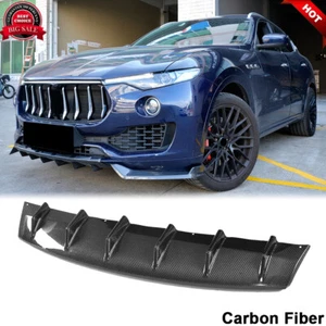 Kit de carrocería alerón labial parachoques delantero de carbono real para Maserati Levante SUV 2016-2019 - Imagen 1 de 12