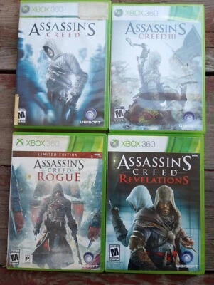 Assassin's Creed Lot 1,3, Rogue & Revelations Xbox 360 - Image 1 of 4