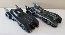 Vintage Ertl Batmobile Batman 1989 + 1992 Diecast Car set lot 