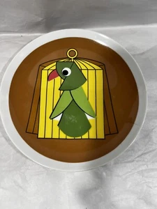1960s MCM Origami Bird 7.5” Shafford Snack Salad Dessert Plate RARE Porcelain - Picture 1 of 5