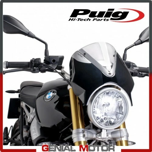 Puig Cupolino Retro BMW R Nine T 2018 Trasparente-nero