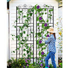 Large Metal Garden Trellis Fence Panels Plants Trellis Outdoor Yard Patio Screen