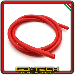 TUBO BENZINA CARBURANTE ROSSO 5x8mm MOTO SCOOTER CICLOMOTORE 1m INTERNO 5mm - Imagen 1 de 4