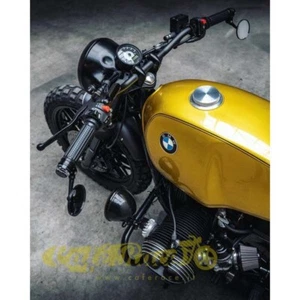 Satin Aluminum Tank Cap + Adapter for BMW R45 R60 R75 R80 R90 R100 - Picture 1 of 4