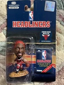 Vintage 1996 Dennis Rodman Chicago Bulls Corinthian Headliners NBA NEW - Picture 1 of 2