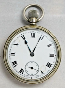 ANTIQUE CLASSIC SWISS MADE GOOD WORKING POCKET WATCH. - Picture 1 of 6