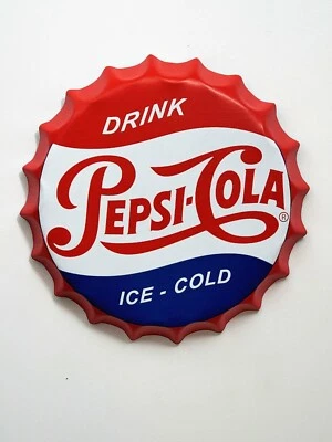 Металлическая крышка знак для напитка Pepsi Cola ледяной для гаража мужской пещеры бара, настенный декор  - Изображение 1 из 4