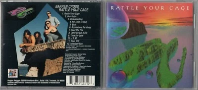  Barren Cross ‎– Rattle Your Cage (1994) Rugged Records RARE  - Image 1 of 2