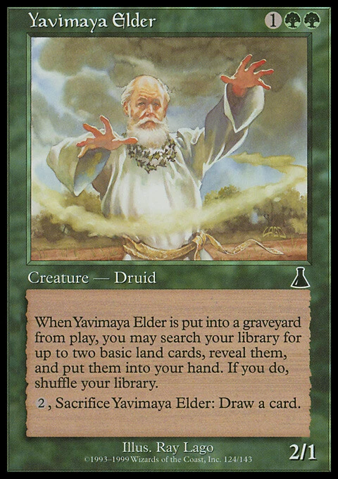 MTG Magic the Gathering Yavimaya Elder (124/143) Urza's Destiny LP - Image 1 of 1