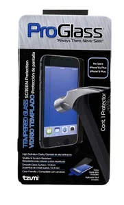 NEW Tzumi ProGlass For iPhone 6/6S/7 PLUS Tempered 9H Hardness Screen Protector - Picture 1 of 3