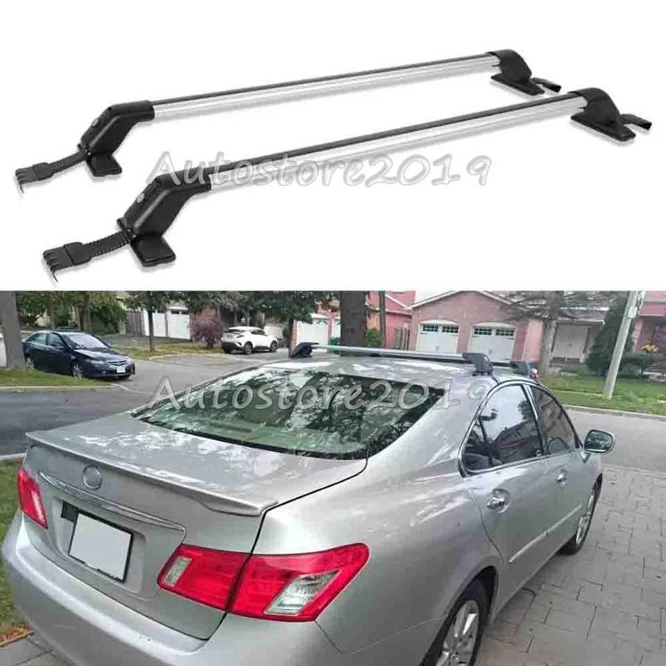 For Lexus ES250 ES330 ES350 Car Top Roof Rack Cross Bar Luggage Carrier w/Lock Foto 1 de 4