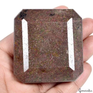 1350 Ct Natural Untreated Ruby Fuchsite Octagon Faceted Earth Mined Loose Gems - Picture 1 of 8