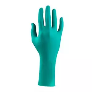 Ansell Touch n Tuff Green Nitrile Disp Gloves AQL1.5 Box Part 92-605 Long Cuff - Picture 1 of 1