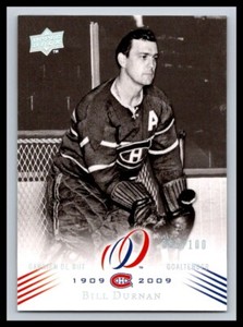 2008-09 UD Montreal Canadiens Centennial Parallel #9 Bill Durnan 82/100 *14093