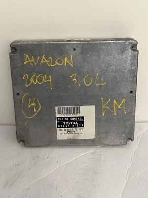 2004 Toyota Avalon 3.0L ECU ECM computador de controle de motor fabricante de equipamento original 89661-07373 - Imagem 1 de 4
