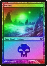 Swamp (339) FOIL 9th Edition HEAVILY PLD Basic Land MAGIC MTG CARD ABUGames