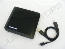 Lenovo ThinkPad L440 IdeaPad U310 USB CD/DVD-RW External Optical Drive + Cable